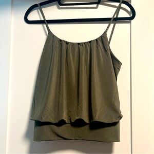 Express Green Balloon Tank Top | Size S